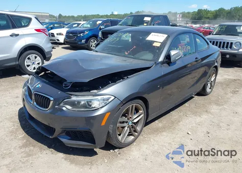 2016 BMW M235I из США, поврежденный, VIN WBA1J7C55GV360182